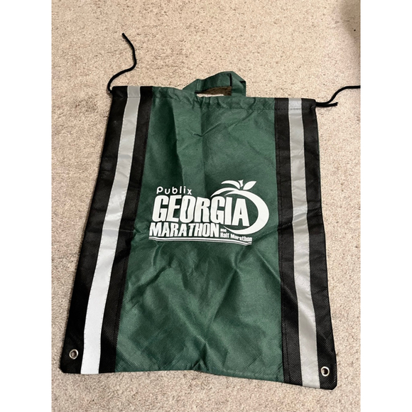 Unbranded Handbags - EUC Unisex Green and Black Publix Georgia Marathon Tote Bag One Size
